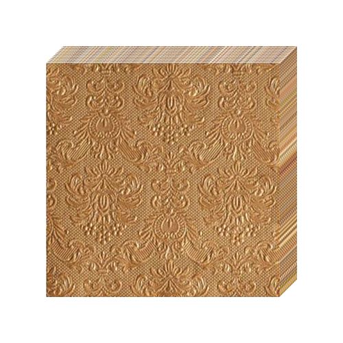 салфетки 3-сл 33х33 БУКЕТ Барокко бронзовый/16