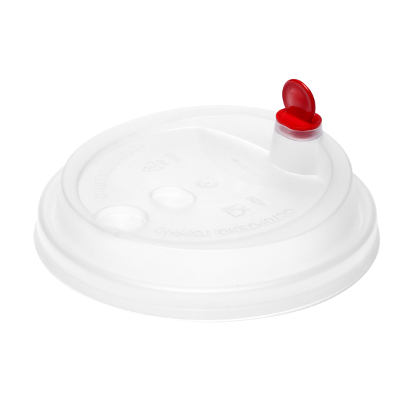 крышка д/стакана 300,400мл d=90мм с заглушкой тип А *