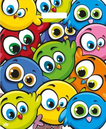 пакеты выр.38х45 Забавные птички ШК