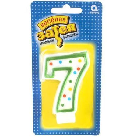 свечи д/торта  Цифры "7"