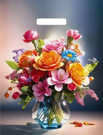 пакеты выр.31х40 Цветочный коктейль