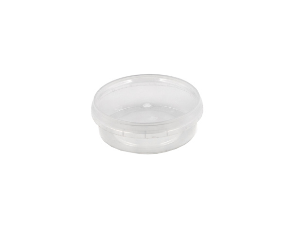 банка 0,125л прозрачная прозрачная крышка/100