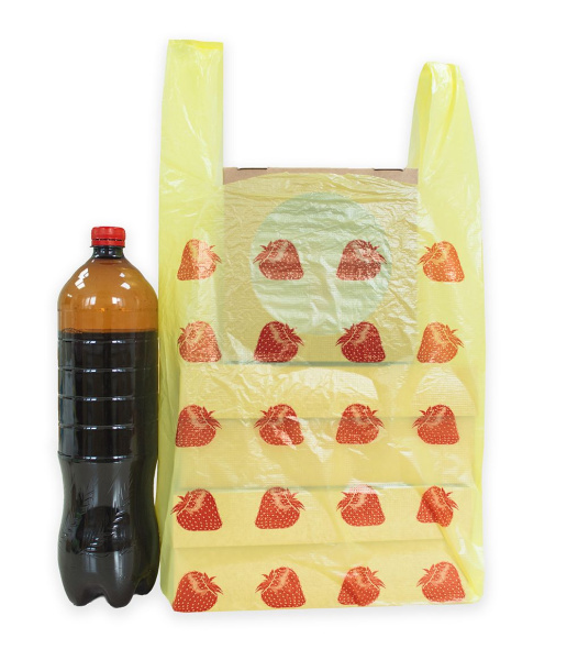 майки 29х57 Клубничка, желтые /100 от производителя в Перми