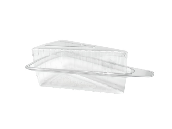 контейнер для порции пирога прозрачный (крышка прозрачная) высота 63,7/800