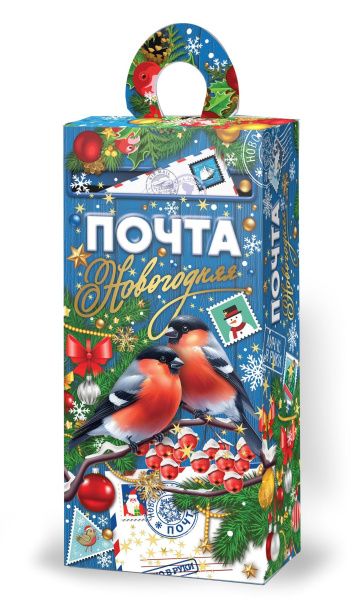 коробка 0,5 кг Синяя почта (хром-эрзац)