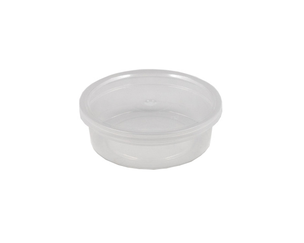 банка 0,15л прозр. прозрачная крышка/100