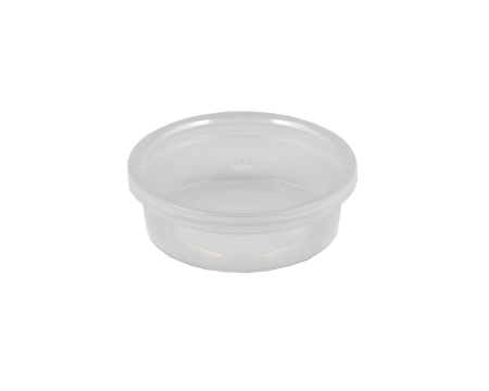 банка 0,15л прозр. прозрачная крышка/100