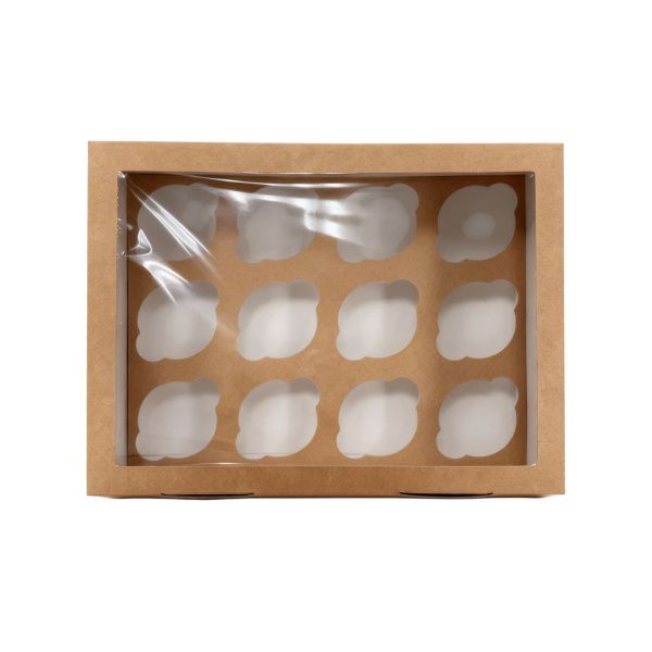 коробка бум. д/маффинов MUF 12 DoECO/330х250х100/25 шт *