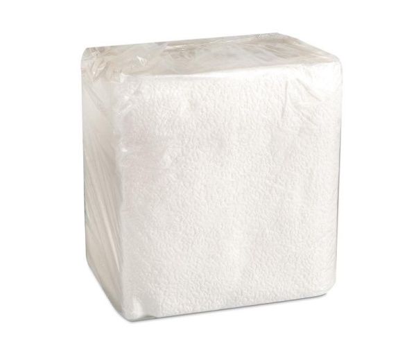 салфетки  25х25  белые п/п /100 Флора