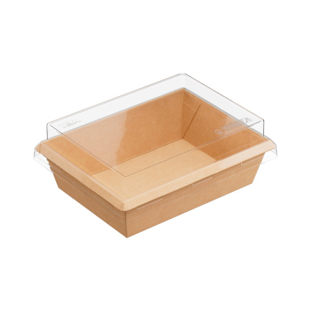 контейнер бум. 500 мл OneClick с купольной крышкой/160х120х65/50