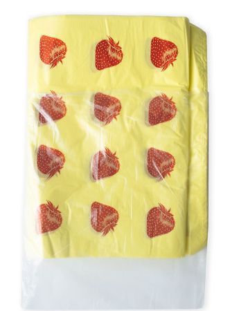 майки 29х57 Клубничка, желтые /100 от производителя в Кирове