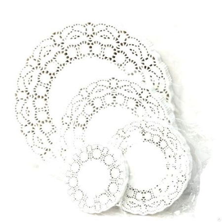 салфетки кругл. d=18 ажурные от производителя в Перми