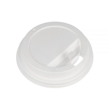 крышка д/стакана 250мл d=80мм белая с питейником/50 *