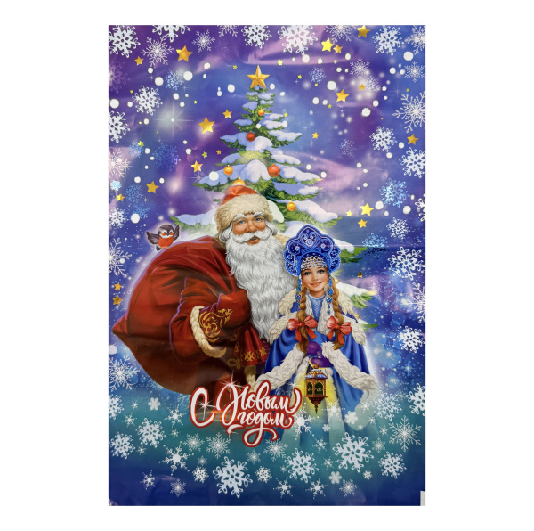 пакет подар. 25х40 НГ Эконом ассорти