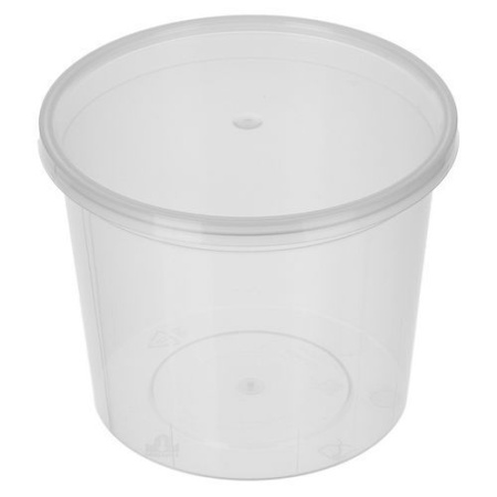контейнер  500мл "Супница" с крышкой/800 ПФ