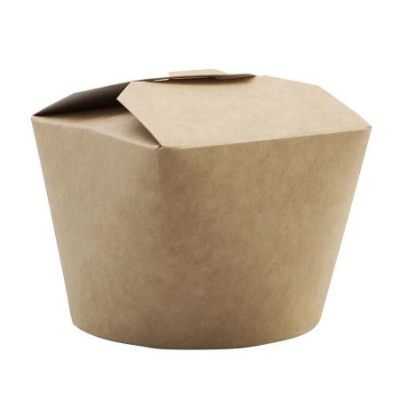 контейнер для лапши 460 мл крафт *