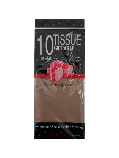 бумага Тишью 50*66 шоколадный /10 *