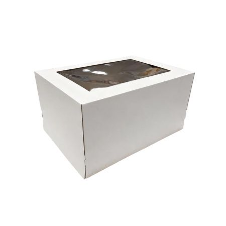 коробка бум. д/торта 400х300х200 c окном *