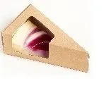 коробка бум. д/кусочка торта с окном *