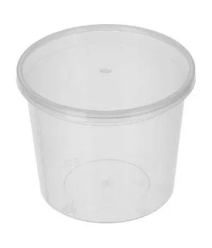 контейнер  500мл "Супница" с прозрач. крышкой d=111/400