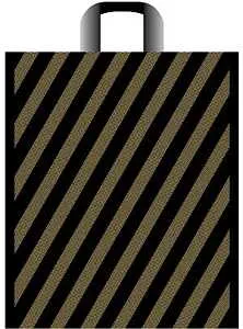 пакет петл.40х50 Зол.полоса ШК